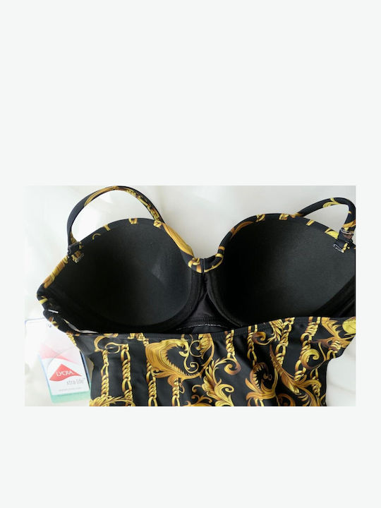 One-Piece Swimsuit Gold