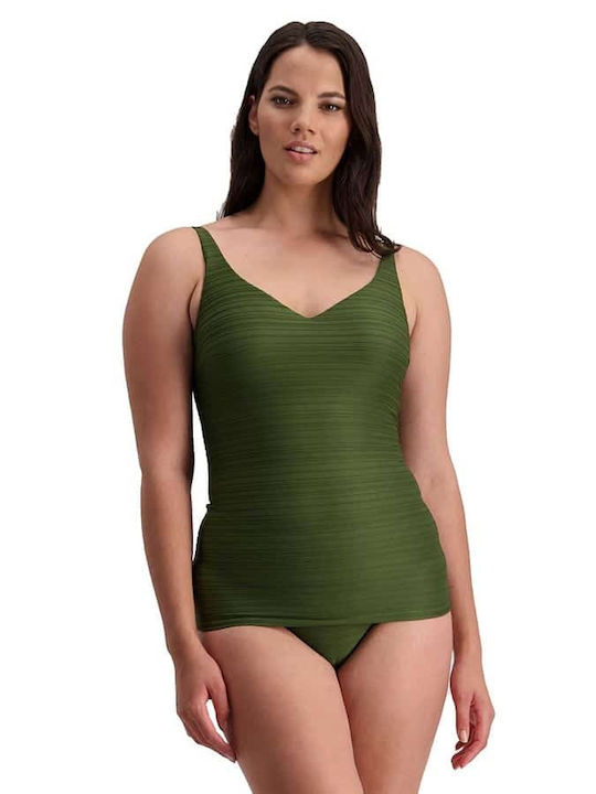 Bikini Slip Ψηλόμεσο Χακί