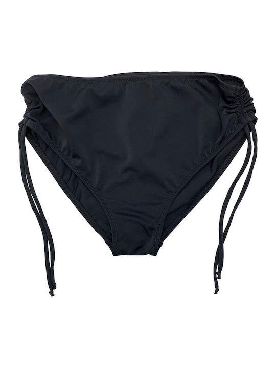 Bikini Slip Hohe Taille Black