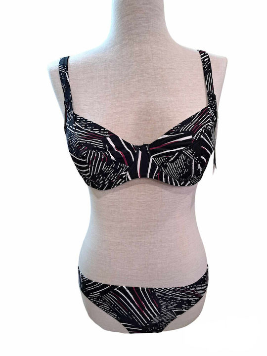 Set Bikini Black and white
