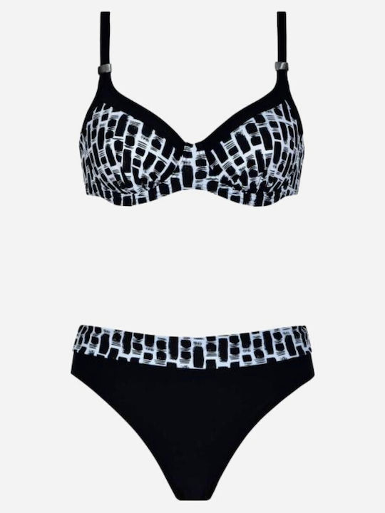 Set Bikini Τριγωνάκι Μαυρο