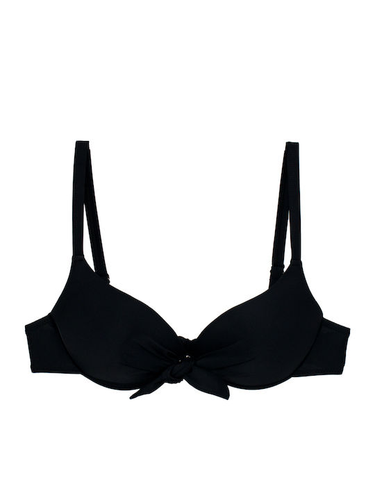 Бански Bikini Push Up с банели Черен S23