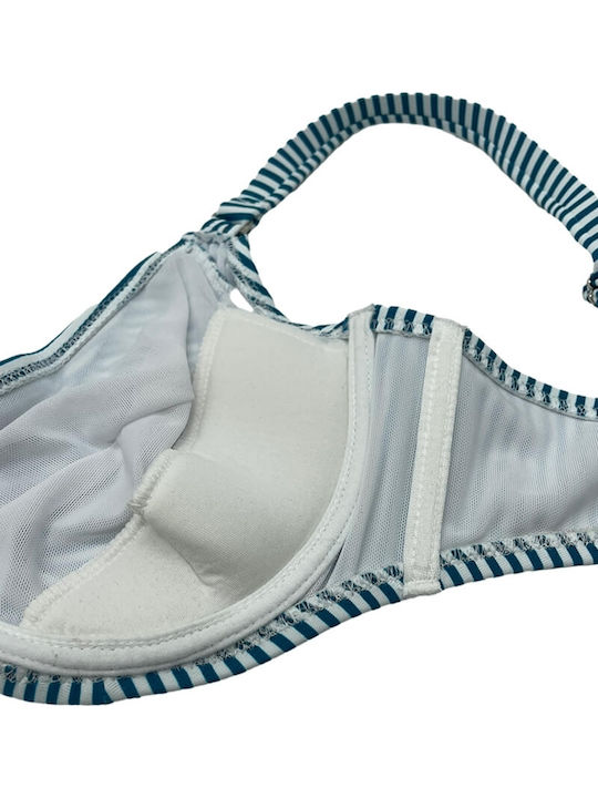 Set Bikini Τριγωνάκι Ριγέ