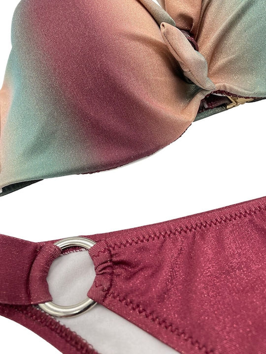 Set Bikini Μπορντό
