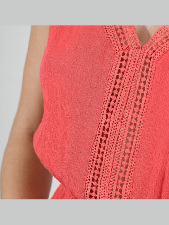 Summer Midi Dress Red