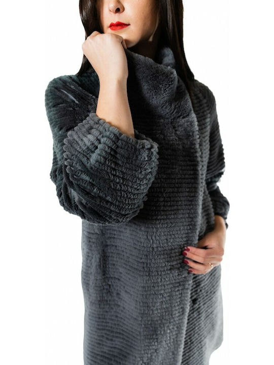 Frauen Pelz Gray