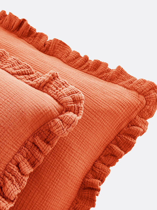 La Redoute Interieurs Kissenbezug Orange 63x63cm.