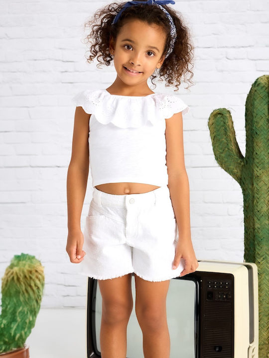 Kids' Shirt Short Sleeve White