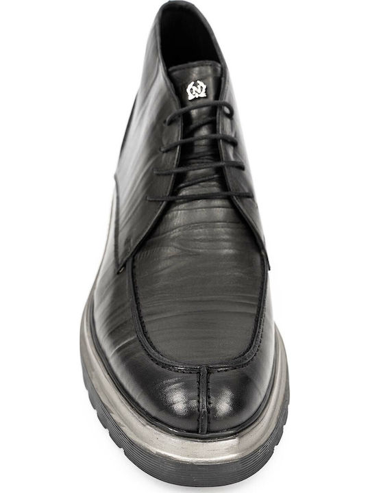 Leather Black Men's Boots
