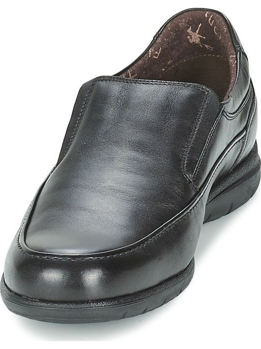 Leder Herren Mokassins in Schwarz Farbe