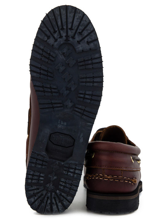 City Δερμάτινα Ανδρικά Boat Shoes σε Μπλε Χρώμα