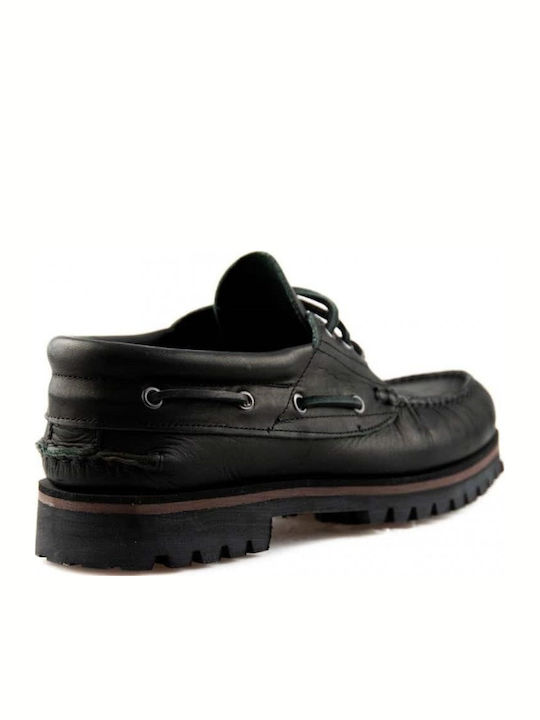 Δερμάτινα Ανδρικά Loafers σε Μαύρο Χρώμα