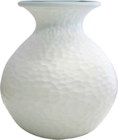 Vidrios San Miguel Keramik Vase Weiß Y18.5cm
