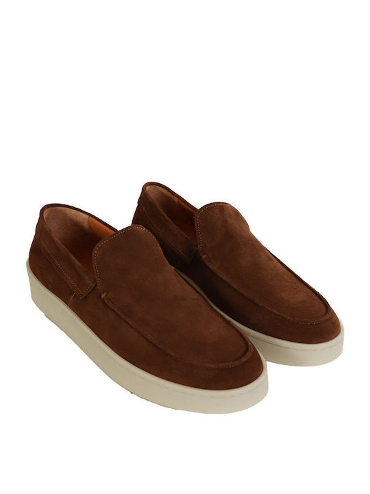 Suede Ανδρικά Loafers σε Ταμπά Χρώμα