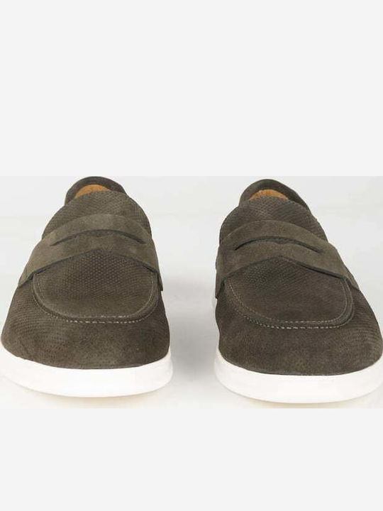 Mocasini barbati in Verde Culori