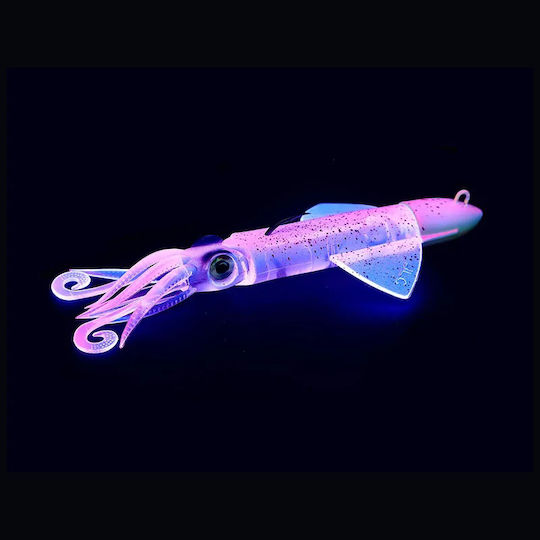 JLC Xipi Evo Squid Jig Fluorescent No1 10cm/10g #1 Red Glow