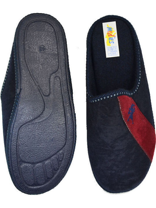 Men's Printed Slippers Blue