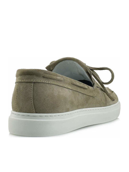 Designer Δερμάτινα Ανδρικά Slip-On Μπεζ