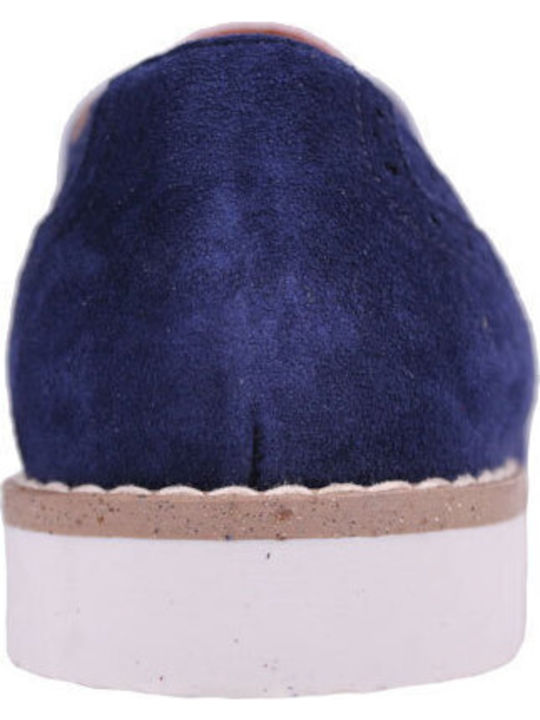 Pantofi Oxford Barbati Albastru