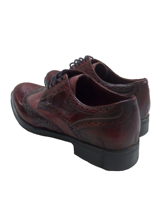 Δερμάτινα Ανδρικά Oxfords Μπορντό