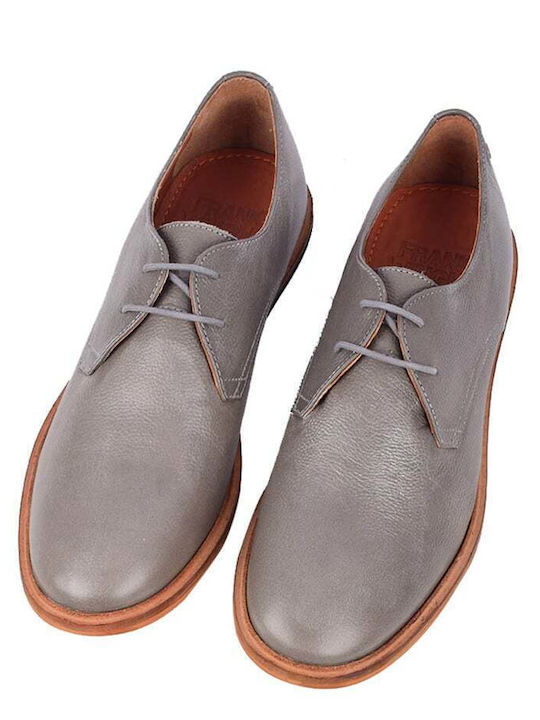 Men's Leather Casual Shoes Gray