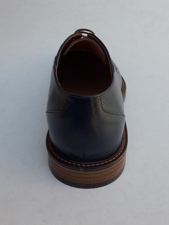 Men's Leather Casual Shoes Blue