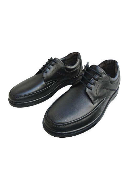 Αntonello Leder Herren Freizeitschuhe Anatomisch Schwarz