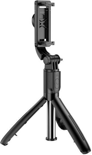 Borofone Selfie Stick By13 Nube Bluetooth Tripod Remote Control Black