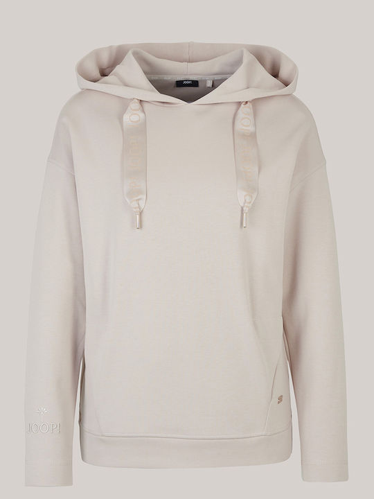 Sweatshirt with Hood Ecru