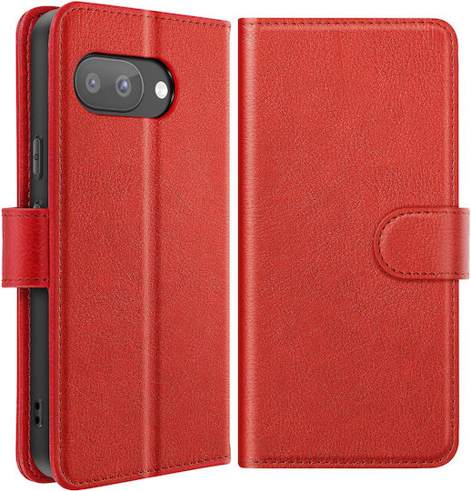 Avizar Case Google Pixel 9a Clapet Wallet Video Holder Red