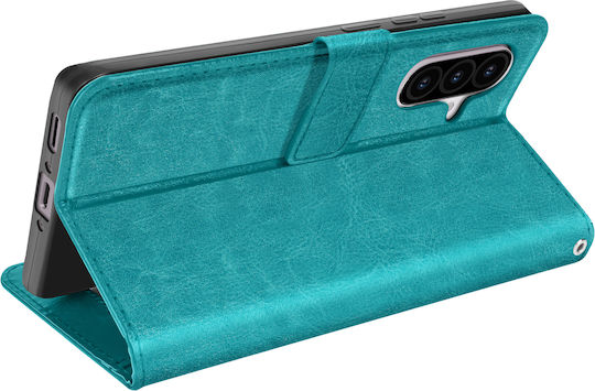 Mayaxess Case Samsung Galaxy A56 Wallet Hand Strap Turquoise