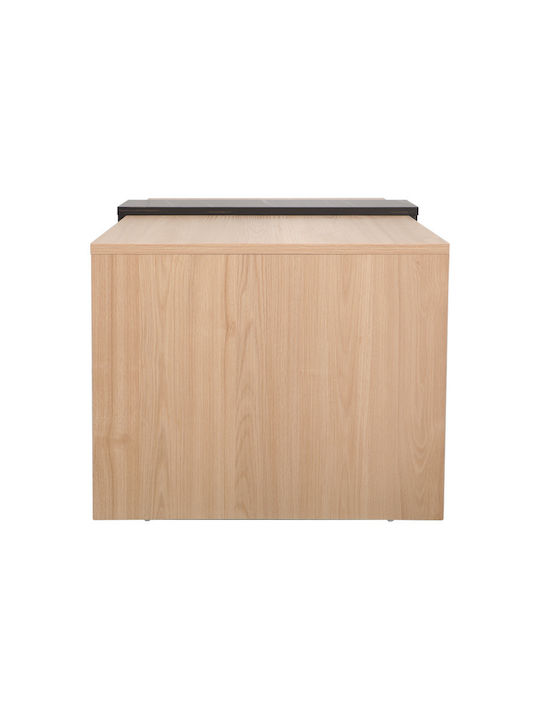 Cozeto Rechteckiges Zentral Kaffeetisch aus Massivholz Natürliche M100xL53xH41.5cm