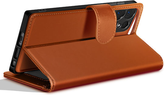 Mayaxess Case Samsung Galaxy S23 Ultra Detachable Shell Brown