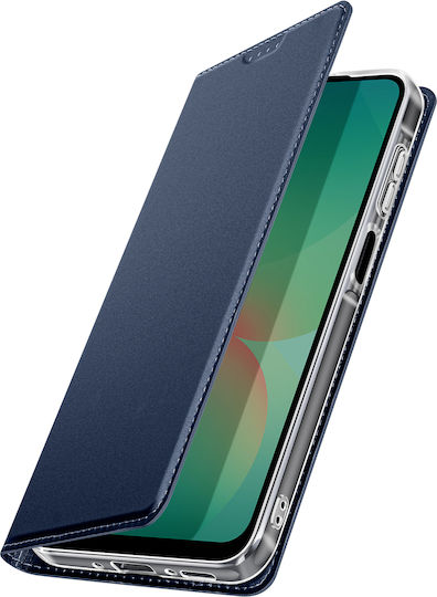 Dux Ducis Handyhülle Samsung Galaxy A26 Satin-Effekt Kartenhalter Videohalter Dunkelblau