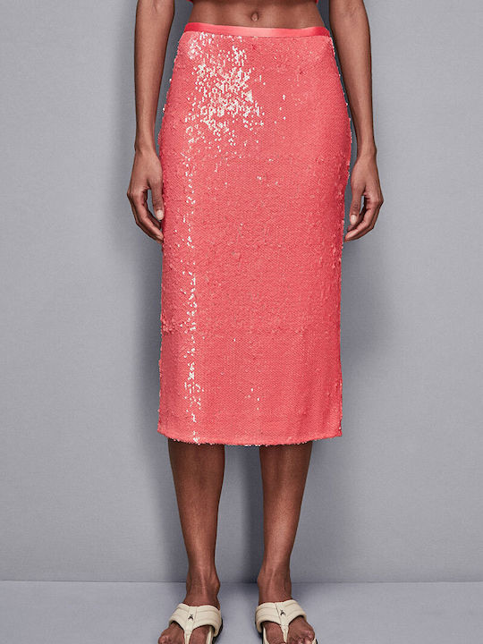 Midi Skirt Red