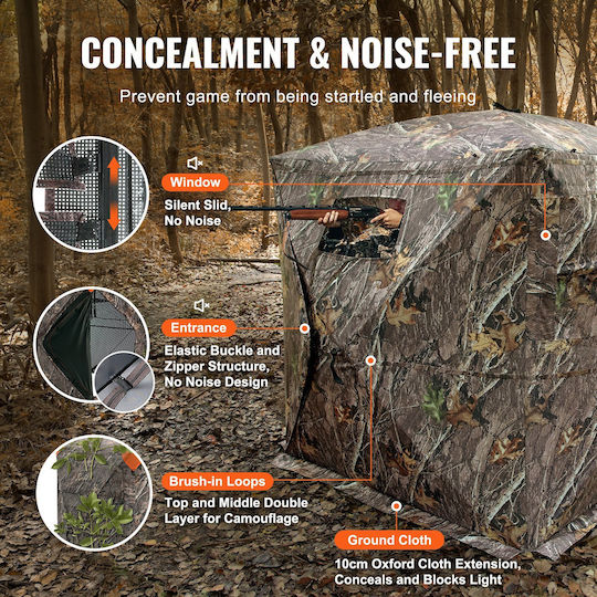 Vevor Hunting Tent Transparent 3 Seasons 170cm