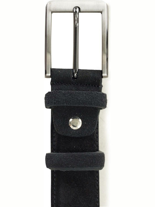 Herren Gürtel Leder Schwarz