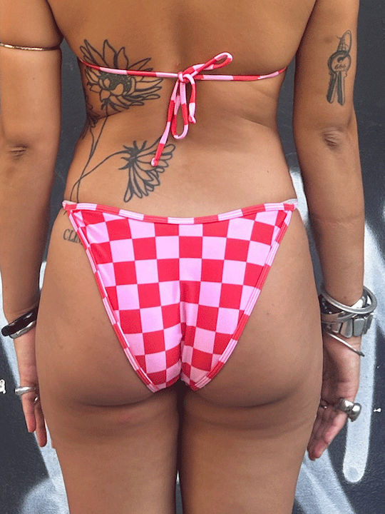 Bikini Slip Pink / Red