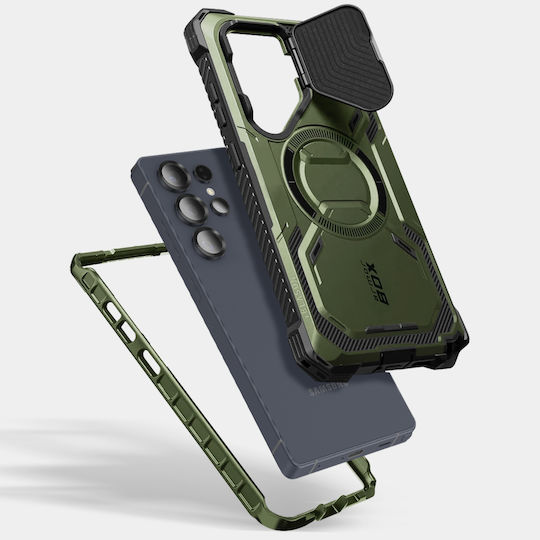 I-blason Husă Integrală Samsung S25 Ultra Rezistentă la Șocuri Compatibilă cu Magsafe Verde
