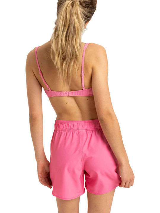 Wave Bikini Shorts Pink Carnation