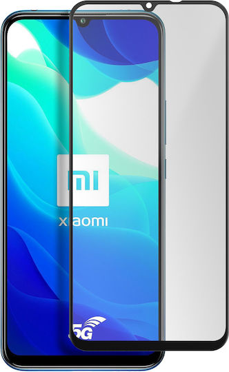 Защитен Екран Xiaomi Mi 10 Lite Akashi Закалено Стъкло Контур Черен