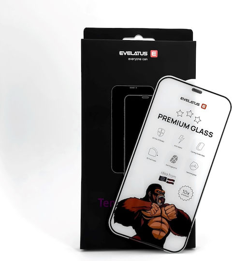 3D Протектор Закалено Стъкло С Поверителност За Iphone 13/13 Pro 14 16e Se4 Evelatus
