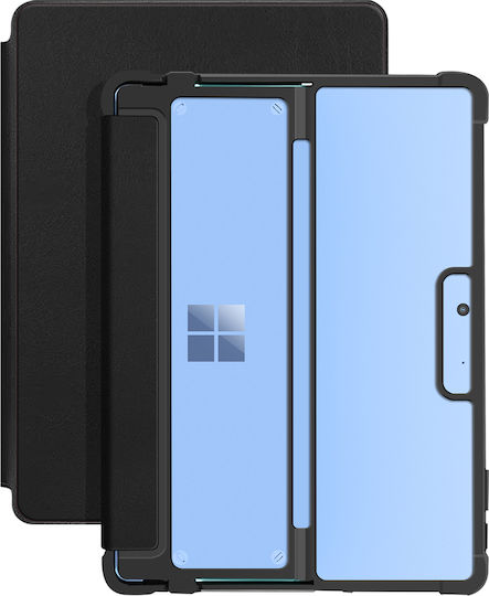 Husă Avizar Microsoft Surface Pro 11 9 Rezistentă la Șocuri cu Funcție de Suport Neagră