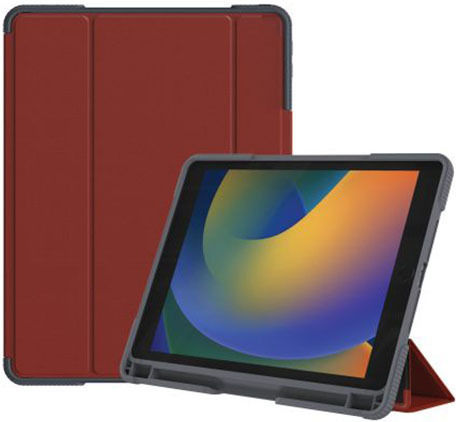 Mw Case Ipad 10.2” Folio Academy Series Ik06 Apple Pencil Holder Red
