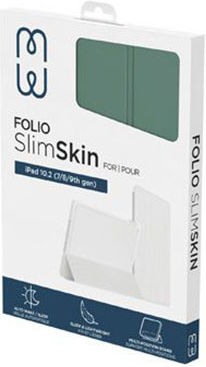 Mw Case Ipad Air 11” Folio Slimskin Series Apple Pencil Holder Green