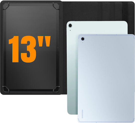 Avizar Universelle Tablet Hülle 13 Zoll 360° Drehbar Schwarz
