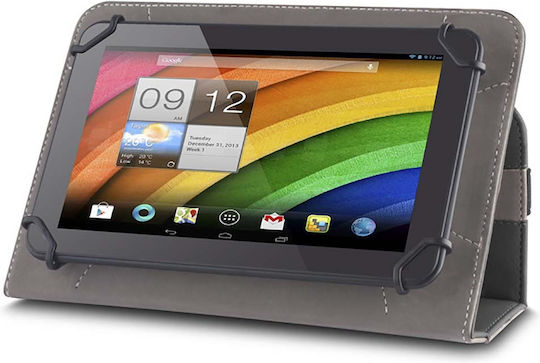 Partel Folio Tablet Case 7“ To 8” Stand Card Holder Charcoal-grey