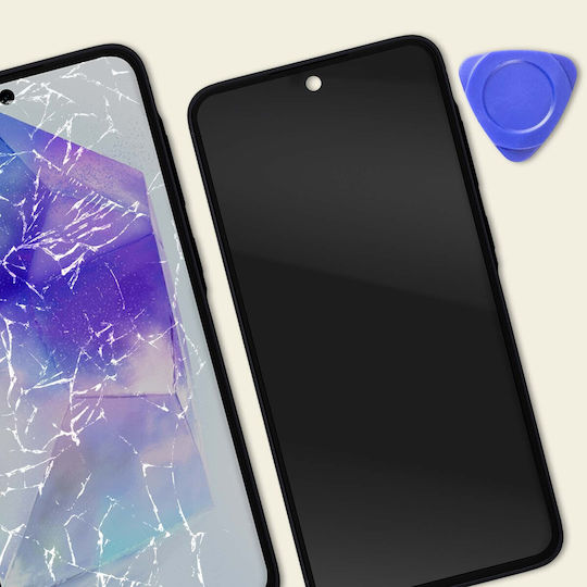 Relife LCD Bildschirm Samsung Galaxy A55 Touch-Panel Gehäuse Schwarz