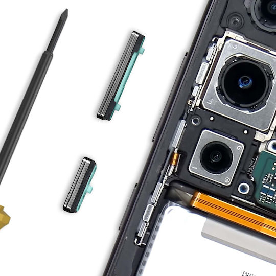 Clappio Бутон За Захранване И Регулиране На Звук Samsung Galaxy S24 FE Черен