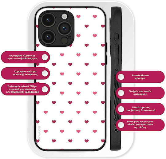 Θήκη Sonique Heart Series Oppo Find X8 Pro 5g Λευκό 01
